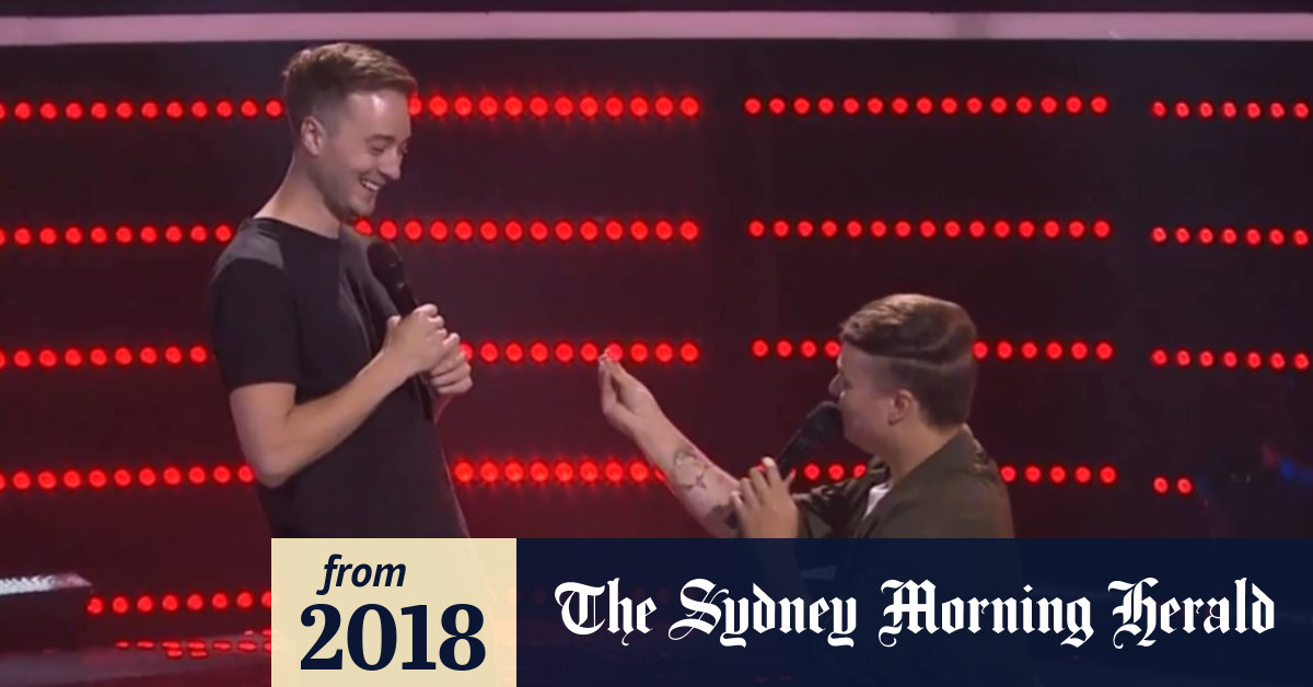 When love takes over The Voice contestant proposes on stage after auditioning